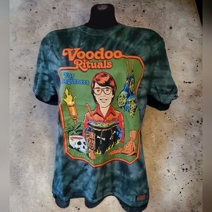 Steven Rhodes Epic 'Voodoo Rituals For Beginners' Tie Dye T-Shirt